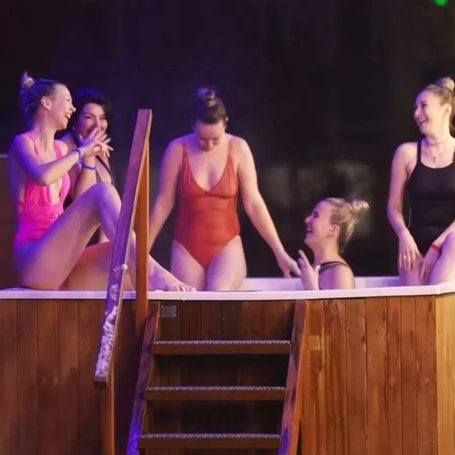 Купель Фурако Polar Spa ELITE QUATTRO 200 квадратная с интегрированной печью для 6-8 человек (термососна светлая) фото  фото - 17