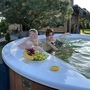 Купель фурако Polar Spa ELITE 220 круглая с интегрированной печью для 6-8 человек (термососна светлая) фото  фото - 11