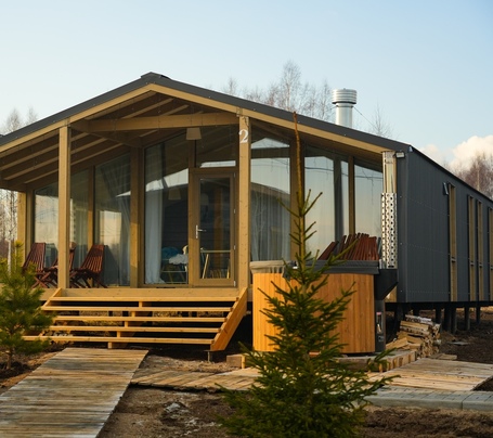 Купель Polar Spa ELITE 180 круглая с интегрированной печью для 2-4 человек (термососна светлая) фото  фото - 17