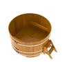 Купель BentWood круглая из лиственницы (D=1,80 м.), h=1 м. Натуральная Рустик для бани фото - 2 BentWood круглая из лиственницы (D=1,80 м.), h=1 м. Натуральная Рустик купель фото фото - 2