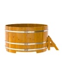 Купель BentWood круглая из лиственницы (D=1,80 м.), h=1 м. Натуральная Рустик для бани фото - 3 BentWood круглая из лиственницы (D=1,80 м.), h=1 м. Натуральная Рустик купель фото фото - 3