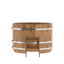 Купель BentWood овальная из дуба (0,80х1,42 м.), h=1,1 м. Натуральная Премиум Вы можете найти у нас на сайте фото - 4 BentWood овальная из дуба (0,80х1,42 м.), h=1,1 м. Натуральная Премиум купель фото фото - 4