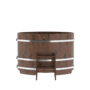 Купель BentWood овальная из дуба (0,80х1,42 м.), h=1,1 м. Мореная Премиум продажа в вашем городе фото - 2 BentWood овальная из дуба (0,80х1,42 м.), h=1,1 м. Мореная Премиум купель фото фото - 2
