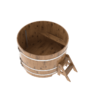 Купель BentWood круглая из дуба (D=1,50 м.), h=1,1 м. Натуральная Премиум для бани фото - 2 BentWood круглая из дуба (D=1,50 м.), h=1,1 м. Натуральная Премиум купель фото фото - 2