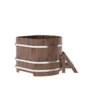 Купель BentWood угловая из дуба (1,19 х1,19 м.), h=1,1 м. Мореная Премиум Вы можете найти у нас на сайте фото - 3 BentWood угловая из дуба (1,19 х1,19 м.), h=1,1 м. Мореная Премиум купель фото фото - 3