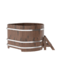 Купель BentWood угловая из дуба (1,37 х1,37 м.), h=1,1 м. Мореная Премиум в наличии на сайте фото - 3 BentWood угловая из дуба (1,37 х1,37 м.), h=1,1 м. Мореная Премиум купель фото фото - 3
