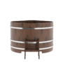 Купель BentWood угловая из дуба (1,37 х1,37 м.), h=1,1 м. Мореная Премиум в наличии на сайте фото - 4 BentWood угловая из дуба (1,37 х1,37 м.), h=1,1 м. Мореная Премиум купель фото фото - 4