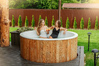 Купель круглая с внешней печью для купания фото - 22 Круглая купель с внешней печью фото фото - 22