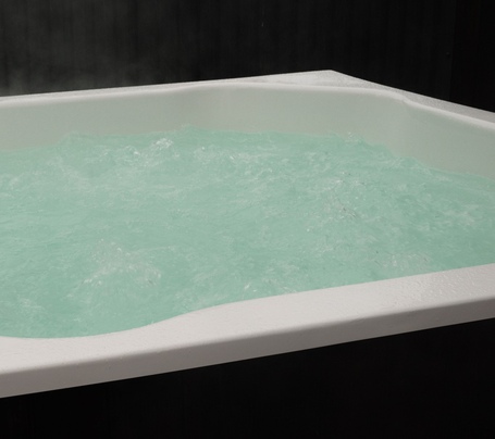 Купель Фурако Polar Spa ELITE QUATTRO 200 квадратная с интегрированной печью для 6-8 человек (термососна темная) фото  фото - 19