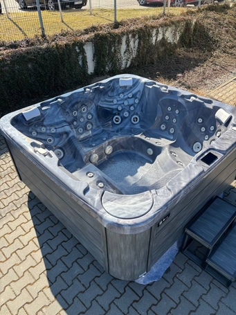 Купель джакузи PS 225-67 серая (для 4-6 человек)  фото - 15